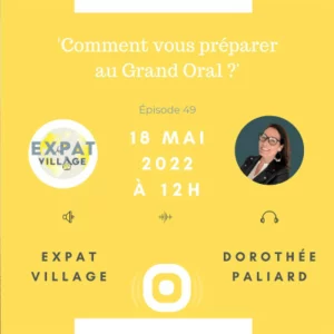 Dorothée propose de bien se préparer au grand oral du BAC qui approche