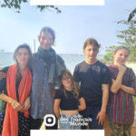 1825 - Aurélie Le Page son mari Mathias et leurs 3 enfants Jim Loup et Blanche sont une famille nomade autour du monde depuis 4 ans - Mars 2023