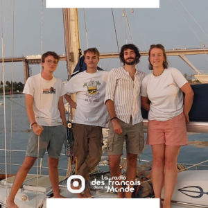 1984 - Suzanne Kandel présente le projet Poseadonie un tour de l'atlantique à la voile avec 3 étudiants et un skipper pro - Septembre 2023