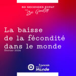 La baisse de la fécondité dans le monde