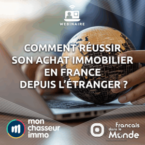 Vous vivez à l’étranger mais souhaitez acheter un bien immobilier en France ? Résidence principale, secondaire ou simple investissement locatif : acheter à distance peut vite devenir un casse-tête… à moins d’être bien accompagné. Dans ce webinaire, Mon Chasseur Immo vous livre des conseils concrets, des erreurs à éviter, et les bonnes pratiques pour mener à bien votre projet immobilier depuis l'étranger, en toute confiance. 👉 Vous découvrirez : Les étapes clés pour acheter en France depuis l’étranger Les pièges à éviter (et comment les anticiper) Le retour d'expérience d’un client expatrié Les solutions d’accompagnement à distance 🎤 Intervenants : • Gauthier Seys – Journaliste & animateur du webinaire • Franck Danneyrolle – Directeur Pôle Réseau, Mon Chasseur Immo • Frédéric Mangé – Chasseur immobilier à Marseille & région PACA • Caroline Le Moine – Chasseur immobilier à Paris & Île-de-France • + Témoignage d’un client expatrié